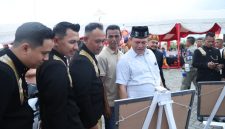 Saat Bupati Aceh Utara Ayah Wa meninjau kesiapan dalam memeriahkan Milad Ke-800 Samudra Pasai dan Aceh Utara, Ahad, (6/9).