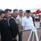 Saat Bupati Aceh Utara Ayah Wa meninjau kesiapan dalam memeriahkan Milad Ke-800 Samudra Pasai dan Aceh Utara, Ahad, (6/9).