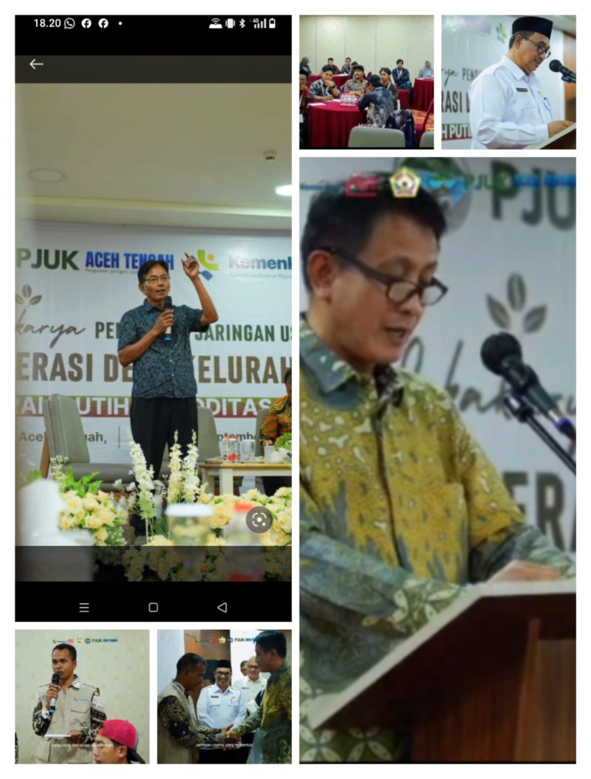 Ketua Kopsen Baitul Qiradh Baburrayyan Rizwan Husein sedang sosialisasi cara Penguatan Jaringan Usaha bagi Koperasi Desa Merah Putih. 