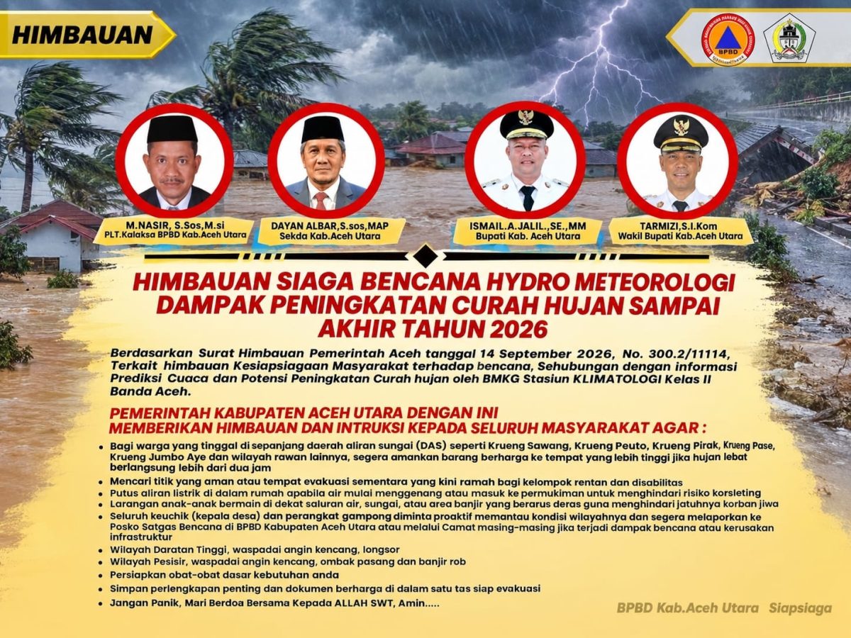 Himbauan Pemerintah Kabupaten Aceh Utara. 