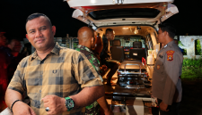 Ketua ODGJ Aceh Utara Barona Raja saat mendampingi penanganan ODGJ di Aceh Utara. 