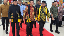 Penyambutan Bupati Aceh Utara H. Ismail A Jalil, SE., MM (Ayah Wa) pada acara HUT Kabupaten Pidie Ke-515 tahun. 
