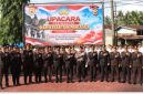 Wakapolres Asel bersama PJU Polres foto bersama seusai upacara peringatan Hari Kesaktian Pancasila di Aceh Selatan.(Foto/mediaaceh.co.id/istimewa).