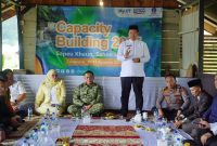 Bupati Aceh Tengah Drs. Haili Yoga, M. Si saat coffee morning bersama Forkompinda Aceh Tengah membahas terkait anak dan beberapa hal lainnya di salah satu cafe di Aceh Tengah baru-baru ini. 