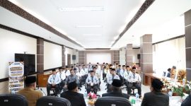 Peserta JPT Aceh Utara sedang mengikuti ujian. 