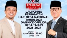 Lounching peringatan Hari Desa Nasional 2027 dan Kick Off Liga Indonesia 2926-2027 di Bandung Barat Jabar, Sabtu, (10/10/2026).(Foto/mediaaceh.co.id/istimewa).