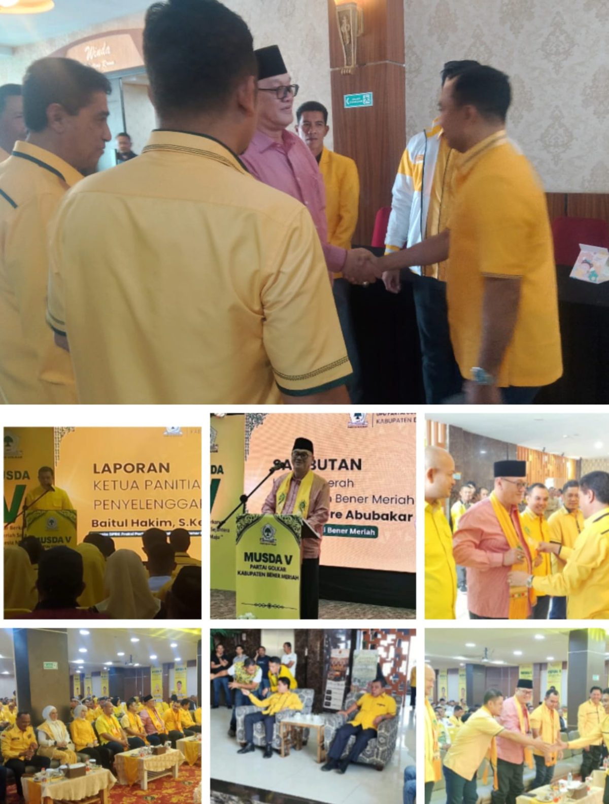 Musda Partai Golkar Bener Meriah. 