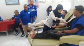 Kegiatan DPC Partai Demokrat Aceh Tengah dalam rangka Setetes Darah Untuk Sejuta Harapan bekerja sama dengan RSU Datu Beru Takengon