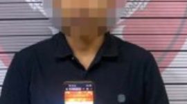 Terduga IR pemain Judol saat diamankan Satreskrim Polres Aceh Selatan. (mediaaceh.co.id/Maslow Kluet).