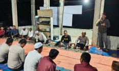 Kapolsek Tanah Jambo Aye Gelar Sosialisasi Perlinsos di Buket Jrat Manyang 