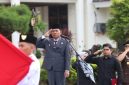 Wabup Asel H. Baital Mukadis menjadi  inspektur upacara yang membacakan sambutan tertulis Menpora RI Erick Thohir pada Peringatan Hari Pemuda ke-91 di Halaman Kantor Bupati Jalan T. Ben Mahmud Tapaktuan, Rabu, (28/10/2026).(Poto/mediaaceh.co.if/, istimewa).