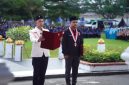 Pemuda Gayo Baca Naskah Sumpah Pemuda di Upacara yang diselenggarakan dihalaman Sekretaris Daerah Aceh Tengah (28/10/2026)