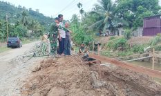 Mistan Aulia Apresiasi TNI Bangun Jembatan