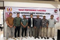 Foto bersama usai terpilih sebagai Ketua KSMI Aceh Utara, Anwar Sidiq dengan pengurus dan KONI Aceh Utara. 