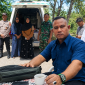 Saat ODGJ asal Cot Petisah, Kecamatan Seunuddon, Aceh Utara mau dirujuk ke RS Cut Mutia di Lhokseumawe yang didampingi oleh Kepala Puskesmas Blang Glumpang, Bhabinkamtibmas, Babinsa dan Aparatur Gampong setempat, Sabtu (10/10).